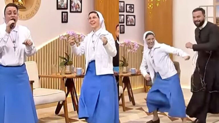 Freiras brasileñas sorprenden en TV